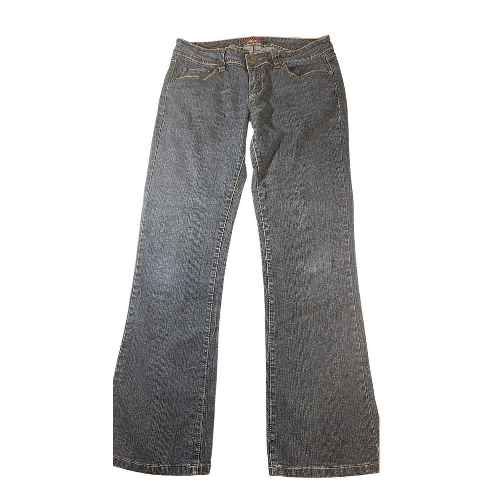 Vintage Y2K Bongo Jeans Juniors 32x29 Blue Bootcut Low Rise Denim Teen